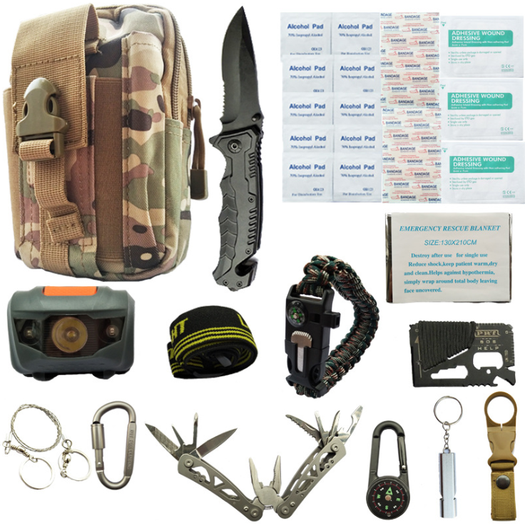 Emergency Kit - SOS First Aid Box Survival Set