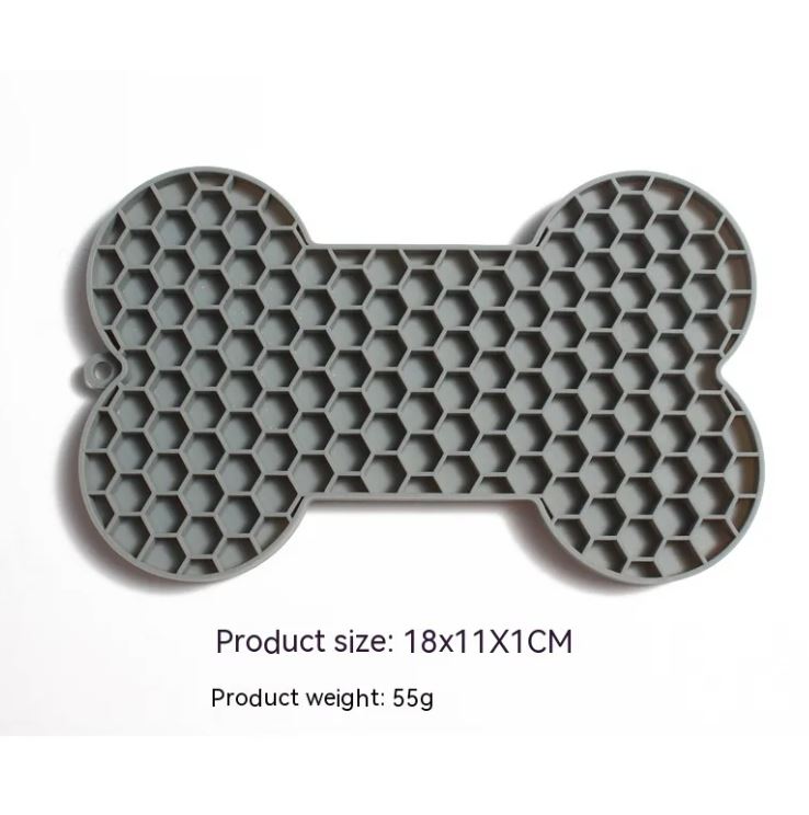 Bone Silicone Licking Dog Slow Food Mat